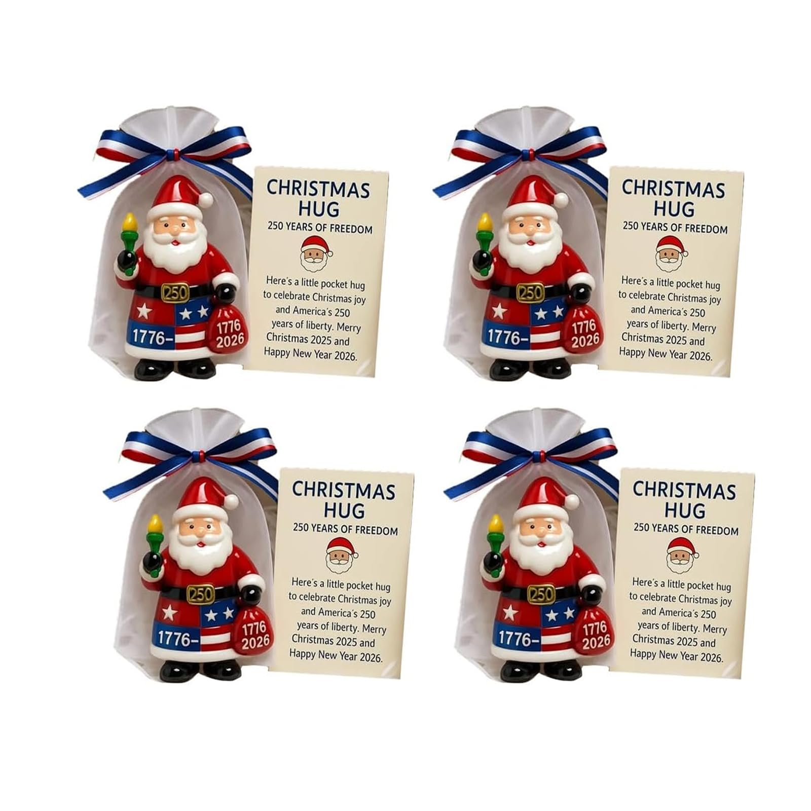 Portable Santa Embraces Hanging Decors Sturdy Festival Accent User Friendly Holiday Homes Celebration Commemorative Santa Decoration