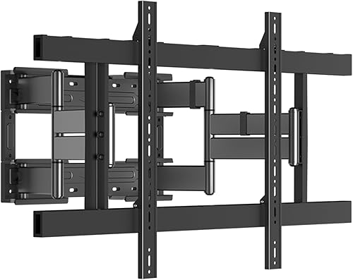 XL-DY1067 - Soporte de pared XXL para televisores de 85, 86, 98, 100, 120 pulgadas, extensión de inclinación ajustable sin herramientas, premontado,