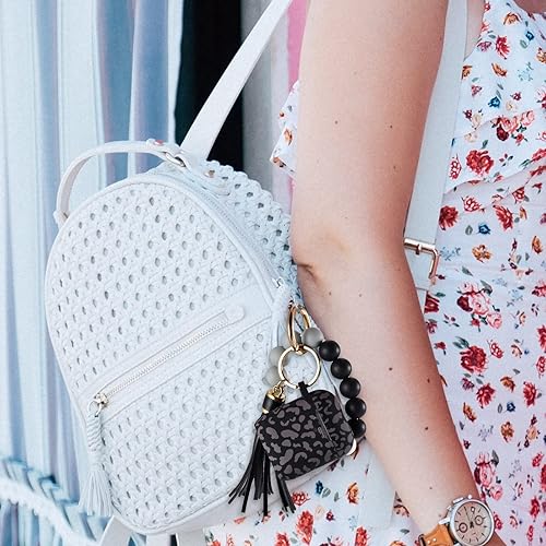 Vista 68 de Filoto Compatible con Airpod, bonita funda para Apple Airpod 2/1 para mujeres y niñas, funda protectora de silicona con llavero y pulsera