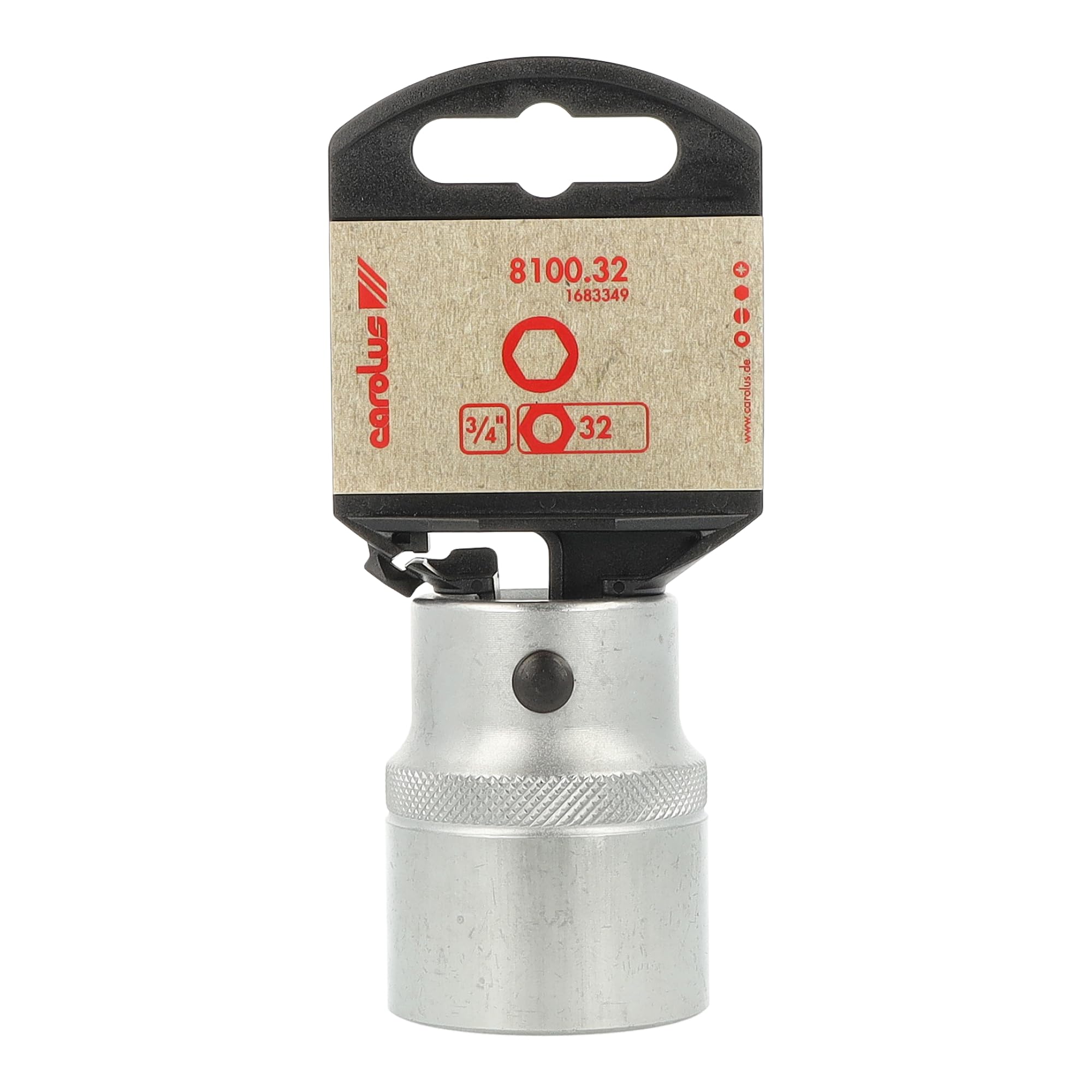 Carolus 5180.160 Hex Socket 3/4 Inch 32 Mm 8100.32