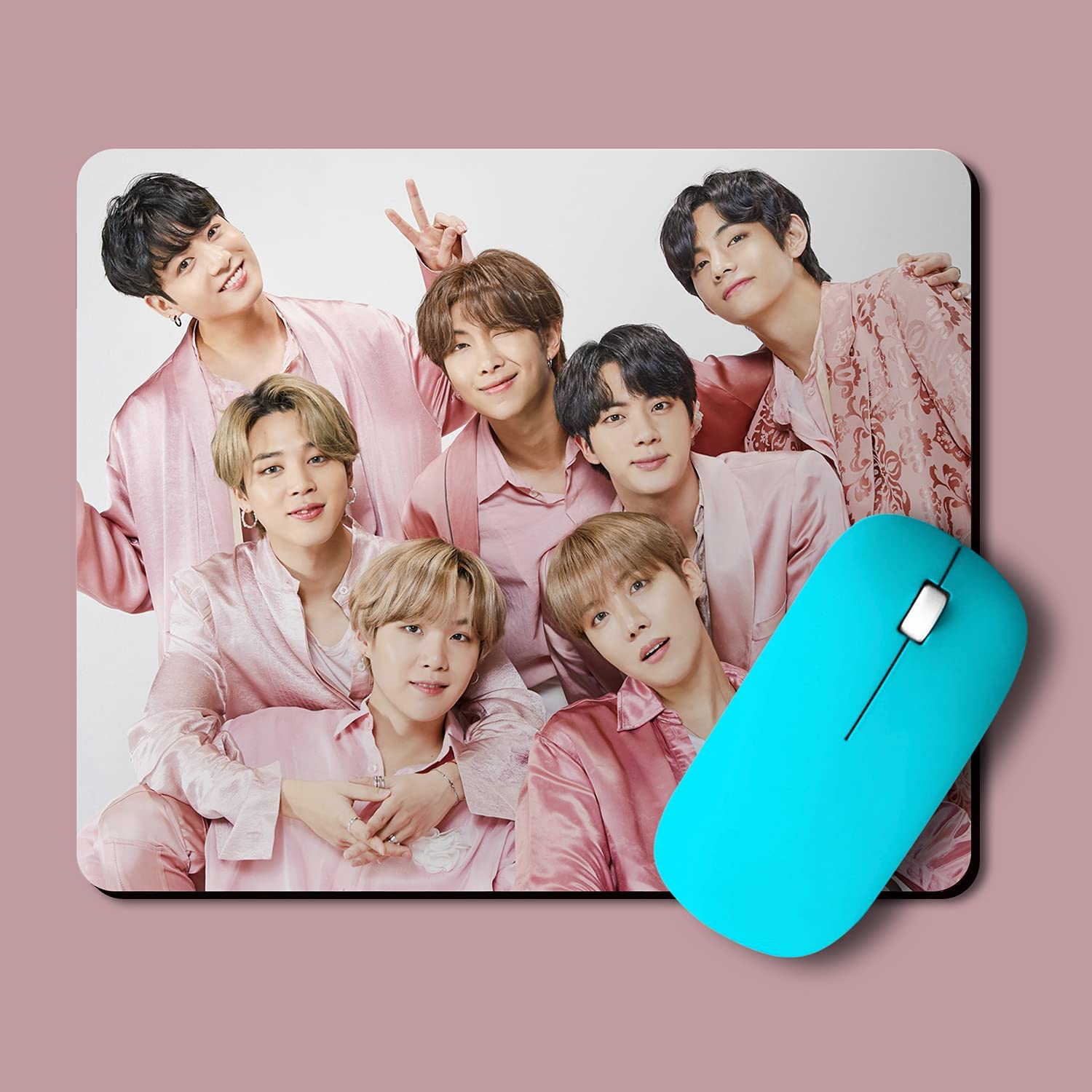 ZORI BTS Gaming Mouse PAD for Computer, PC and Laptop (MP803_BTS_Pink)-picture-28