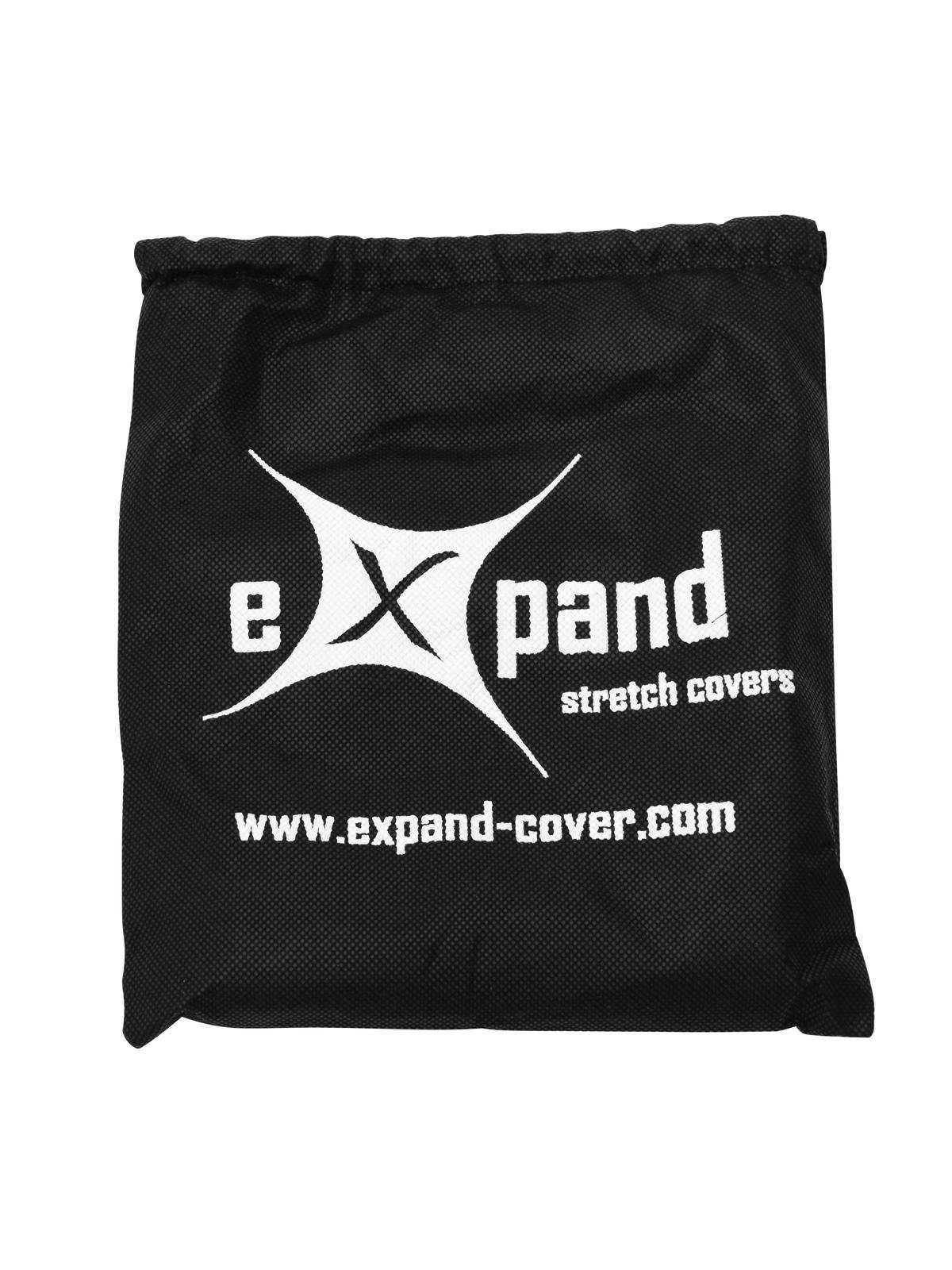 Expand Stativsegel, Stativcover Weiß - Stativ Segel, Cover für Lautsprecherstative - Einseitig - Stretch