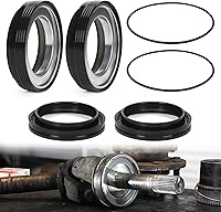 Atesilor Front Axle Vacuum Knuckle & Tube Seal Kit for 1998-2004 Ford F250 F350 F450 F550 Excursion Dana 50/60 - Replaces 50491 50381 41784-2