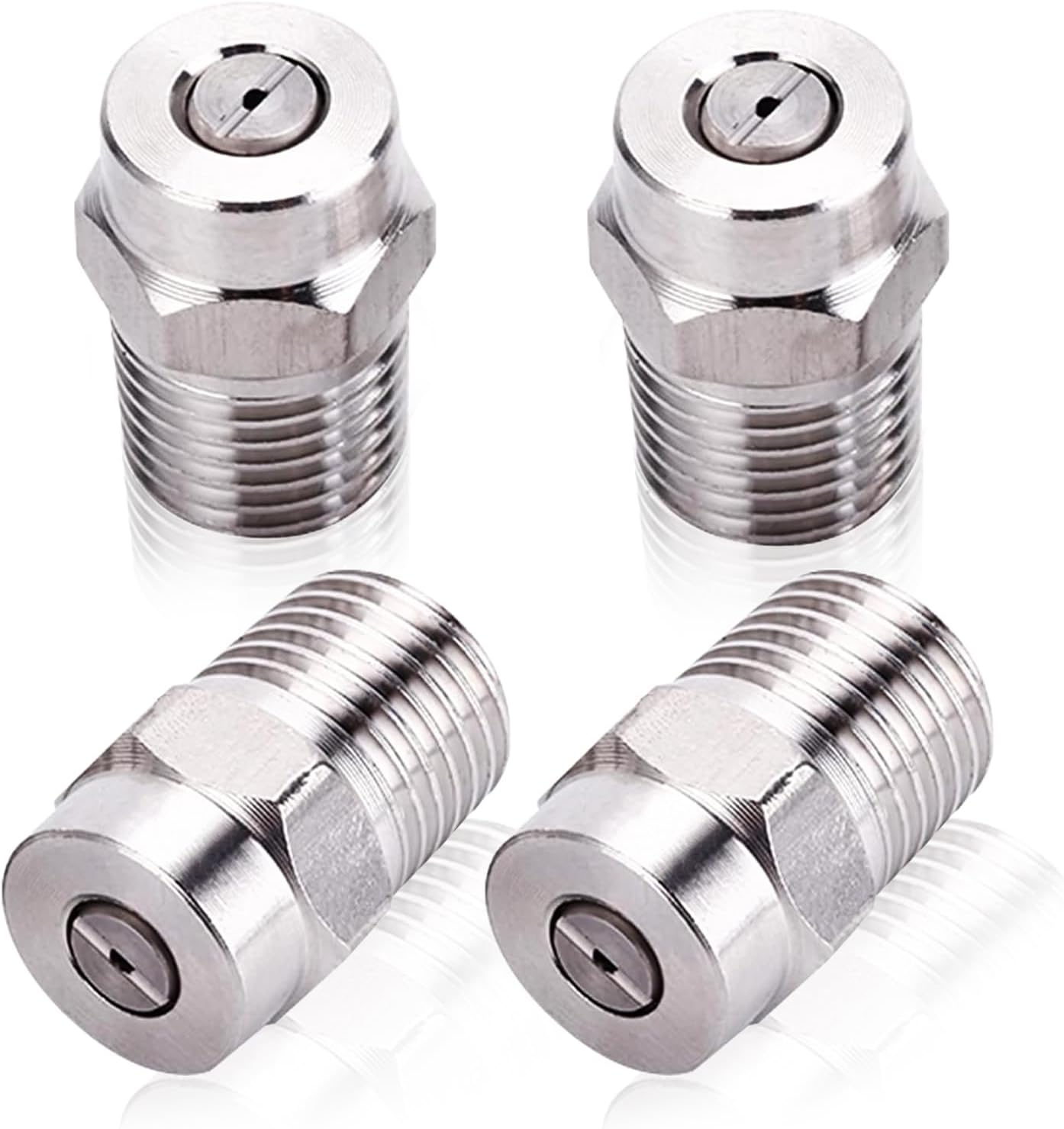 4 Pack Surface Cleaner Replacement Nozzle Tips 0° 3.5 Orifice 1/4"NPT