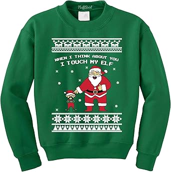 I touch my elf sweater Clearance