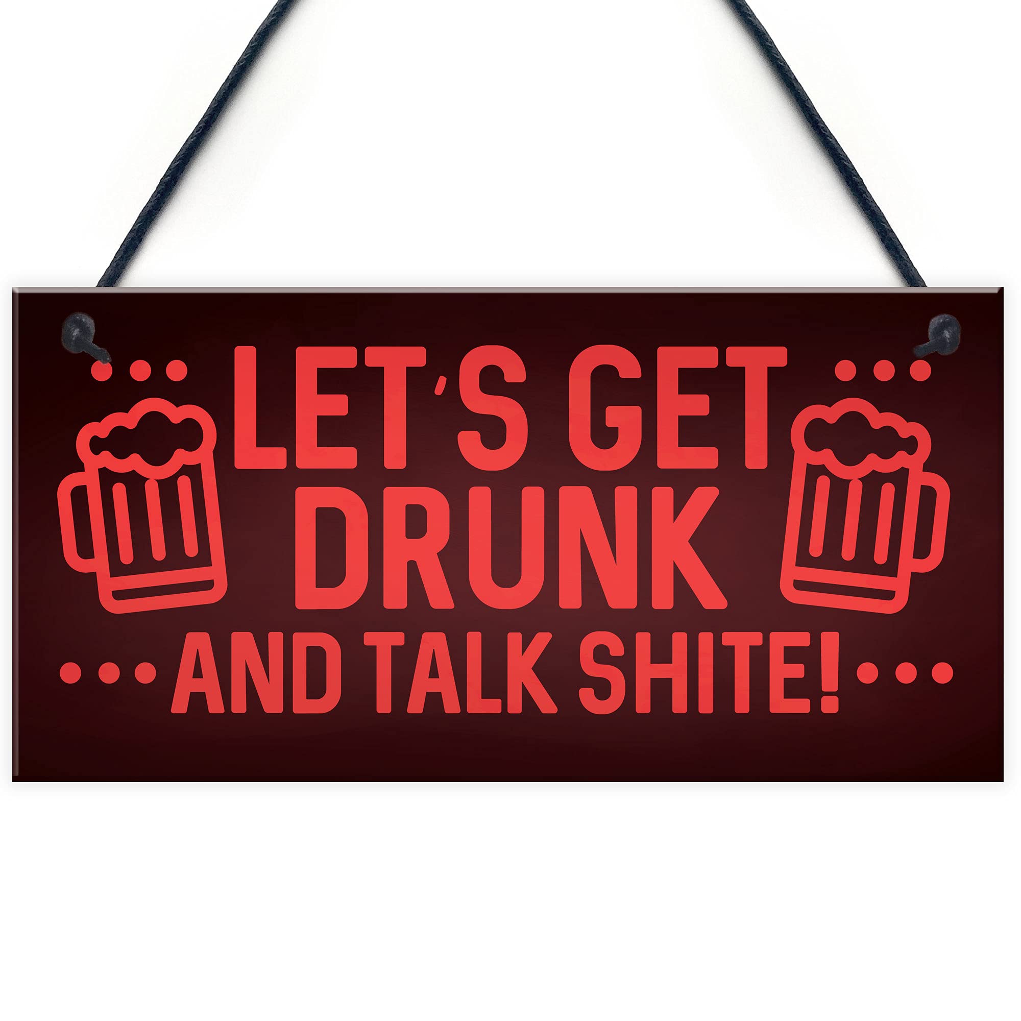 Funny Man Cave Sign Alcohol Beer Gift Home Bar Garden Sign Gift For Men Him
