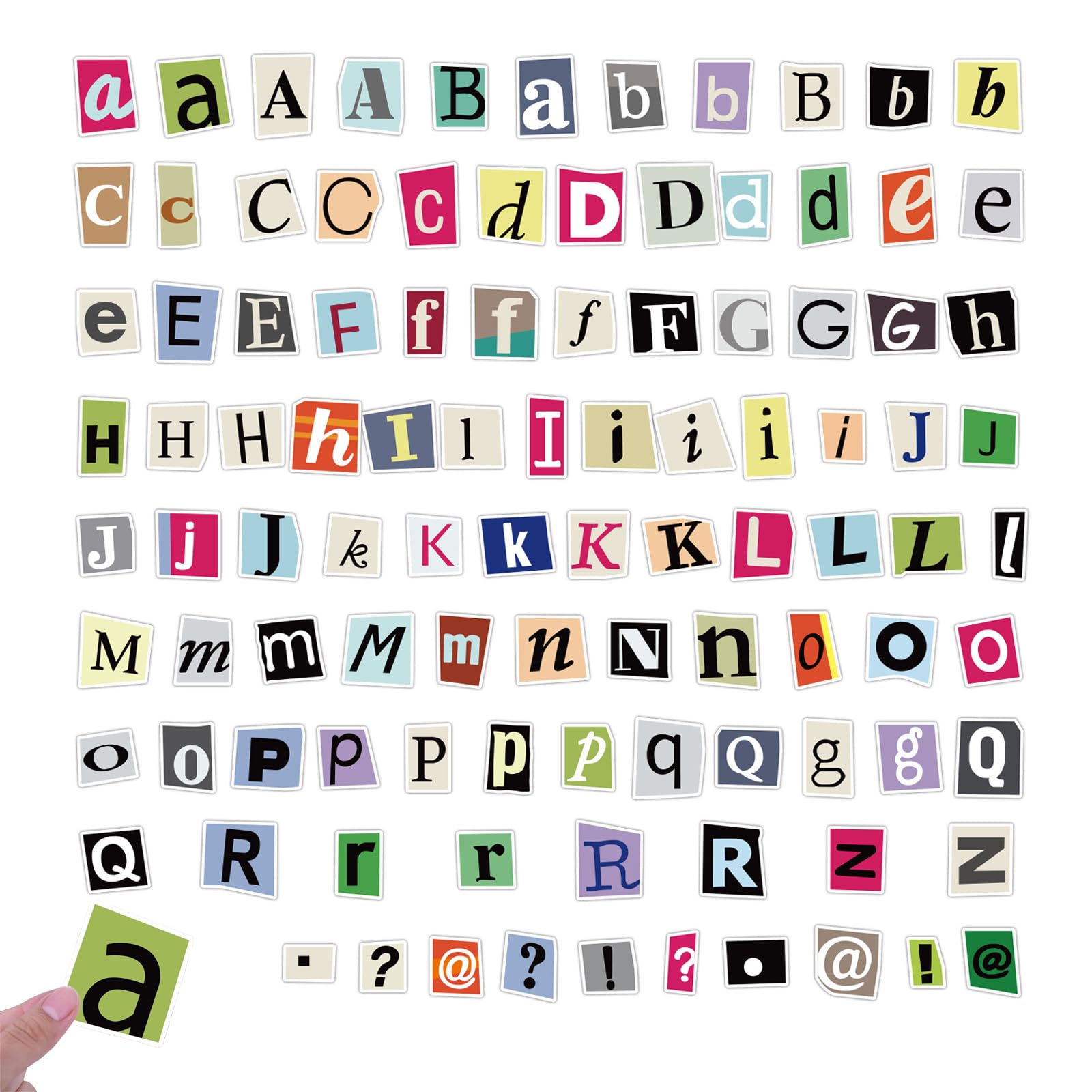 100Pcs Vintage Letter Stickers, Aesthetic Scrapbook Stickers, Retro Letter Stickers for Scrapbooking, Travel Scrapbook, Journals, Planners & DIY Decoration