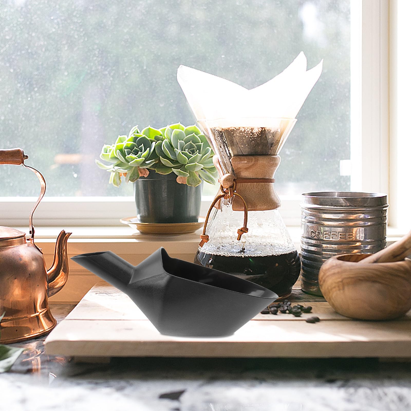 Operitacx Cuchara y Granos de Café de Gran Capacidad Diseño Ergonómico, Pala de Plástico Resistente Adecuado para Cafeterías y Uso Doméstico Cafeterías Uso Doméstico