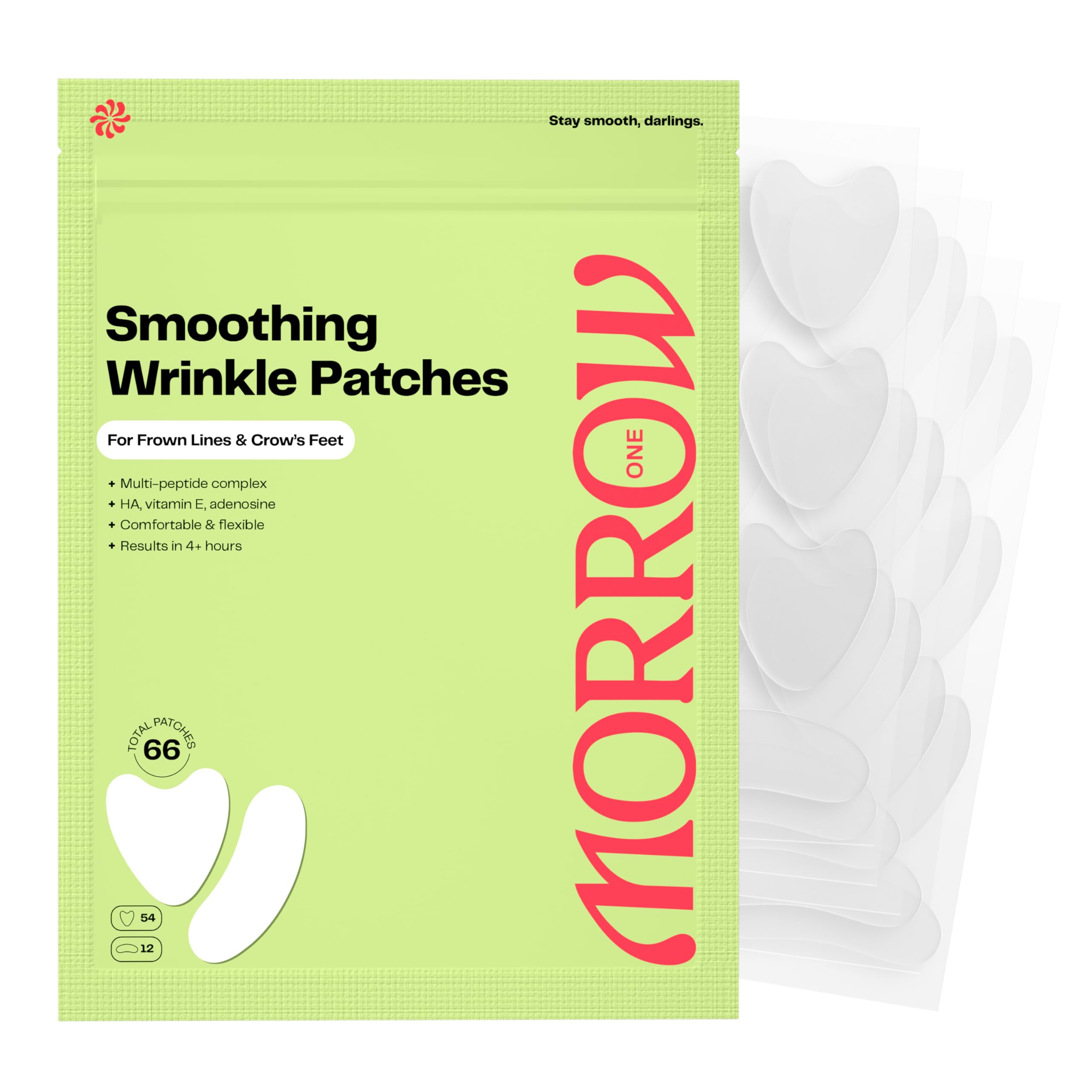 Morrow One Smoothing Wrinkle Patches 66 Count