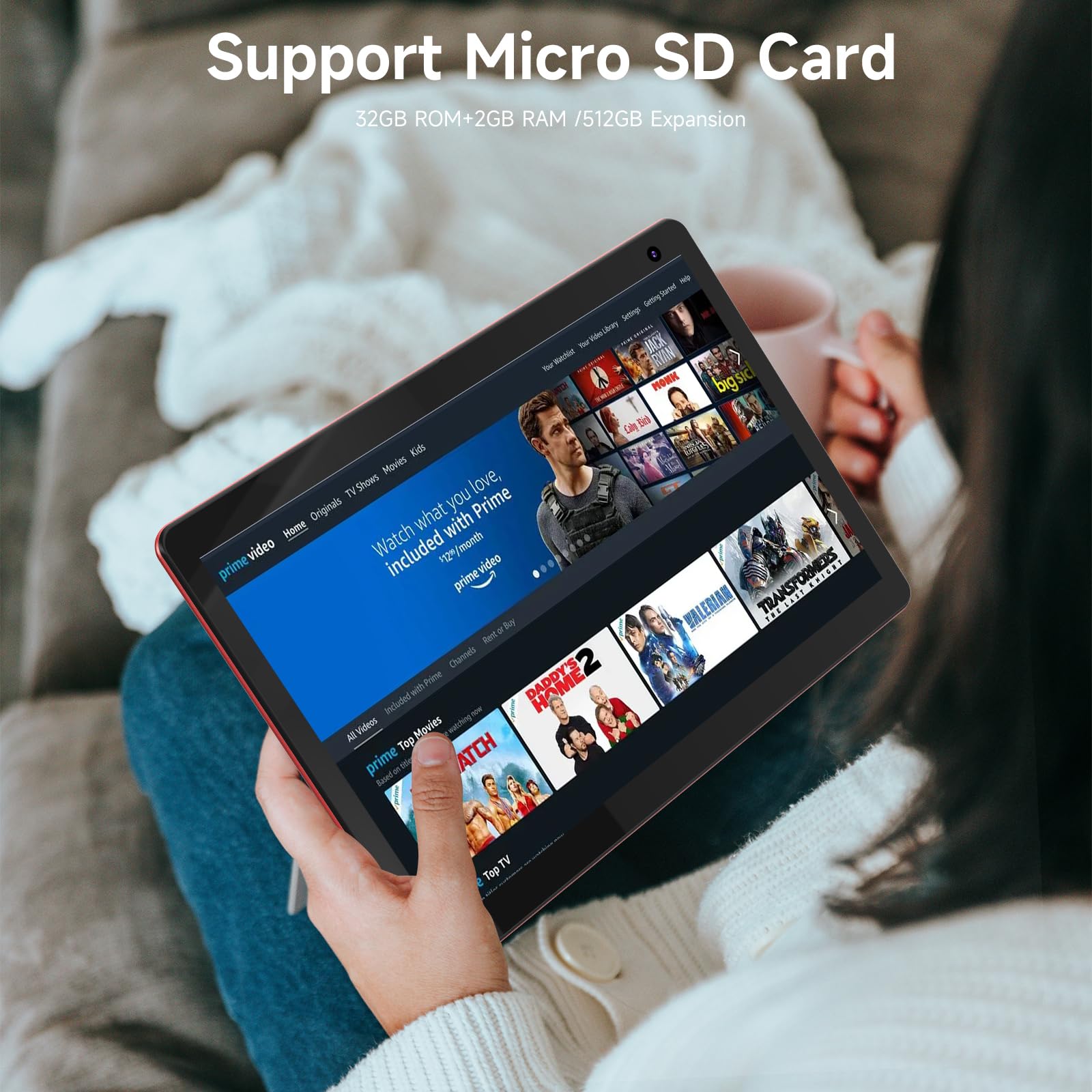 COOPERS Tablet Android 12, 10 Polegadas, 32 GB, Expansível