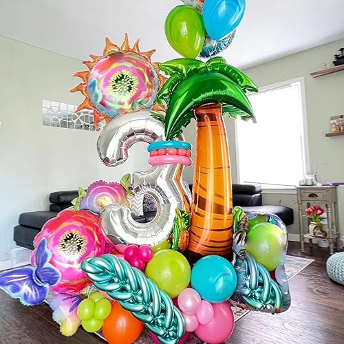 Vista 77 de Globos plateados con el número 40, globos de 40 pulgadas, globos de aluminio de Mylar de 40 pulgadas para fiesta de cumpleaños de 40 años, S-número