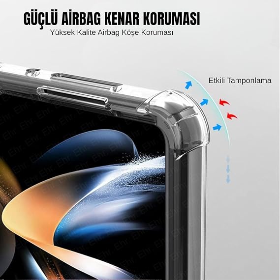Ehr. Transparent Case with Magsafe Wireless Charging Feature with Samsung Galaxy Z Fold 3 Compatible Camera Protection (Transparent, Samsung Galaxy Z Fold 3)