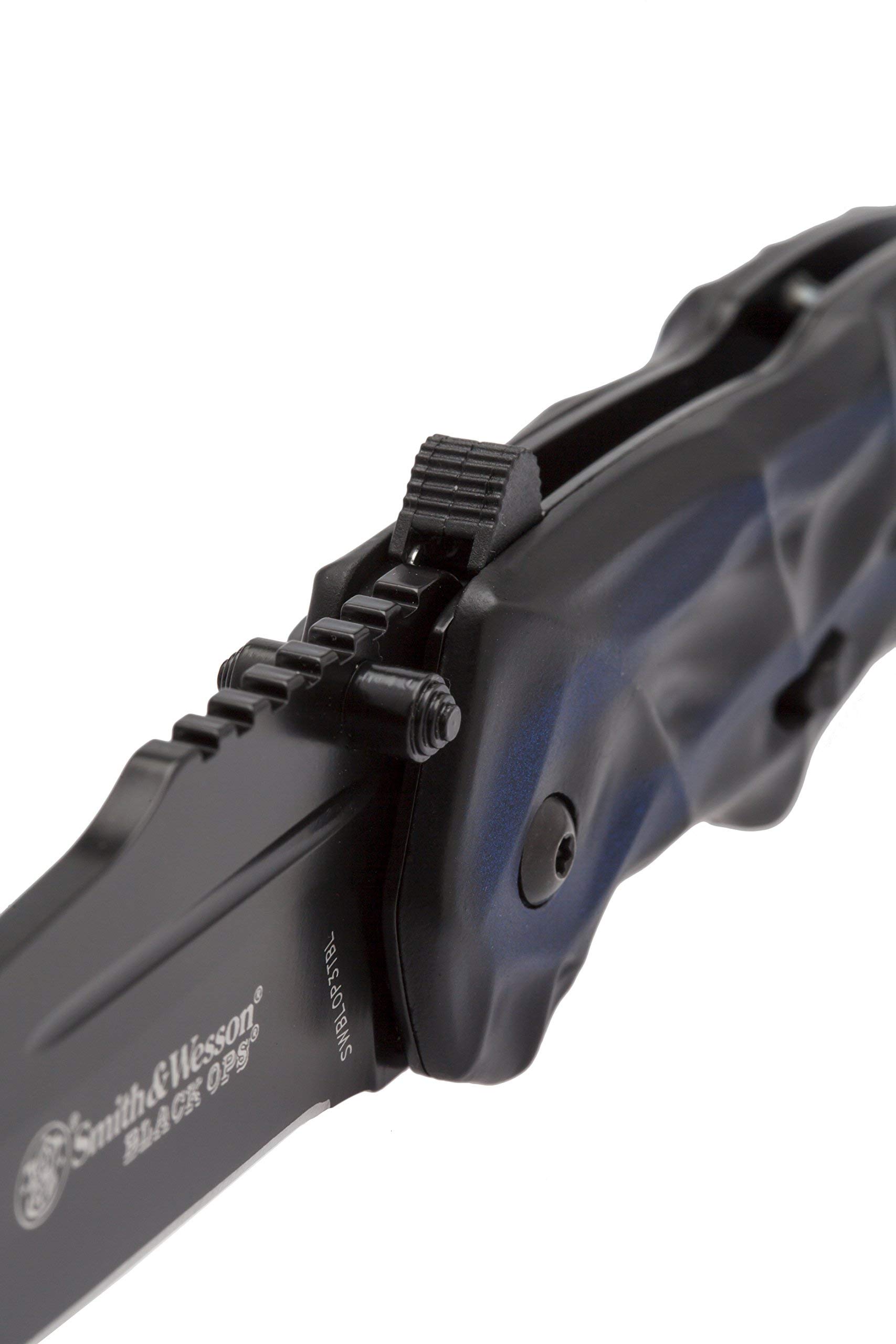 Smith & Wesson SWBLOP3TBL S&W nóż składany długość ostrza: 8,89 cm-czarny Tanto ostrze Ops Linerlock, Other, wielokolorowy