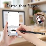 Stylus Pen for Ipad, Digiroot 4 Pcs Stylus Pens for Touchscreen, High Sensitivity & Precision Ipad Stylus, Suitable for iPhone/iPad Pro/Android Tablets, Stylus Pen Compatible with All Touch Screens