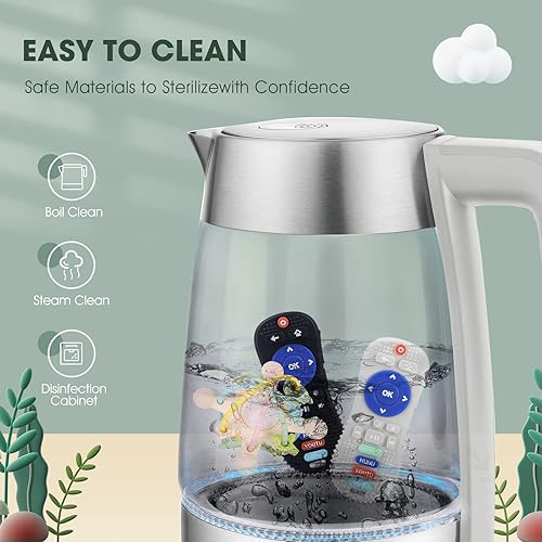 Miniatura 10 de Juguetes de dentición para bebés de 0 a 6, 12 y 18 meses, paquete de 3 mordedores de silicona para alivio de la dentición del bebé, juguetes de