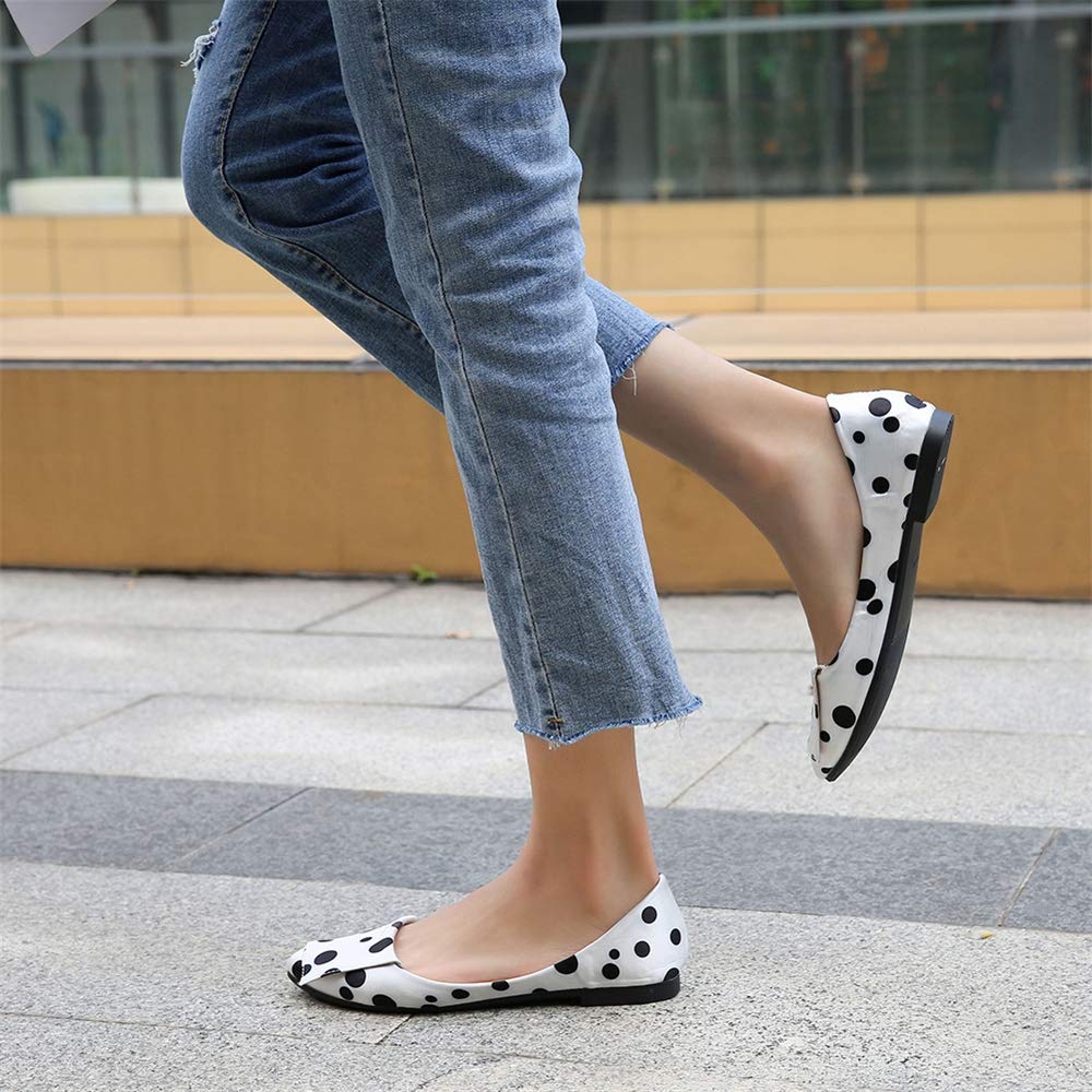 Ballerines Plates Pour Femme - Chaussures Plates Et Confortables - Chaussures Simples Décontractées Confortables à Bout Pointu - Ballerines Et Escarpins Pour Femme, Marron, 41 EU