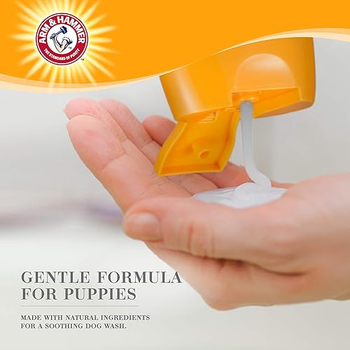 Miniatura 34 de Arm & Hammer Ultra Fresh Champú desenredante 2 en 1 + acondicionador, aroma a pera de pepino, baño para perros con aceite de coco, bicarbonato