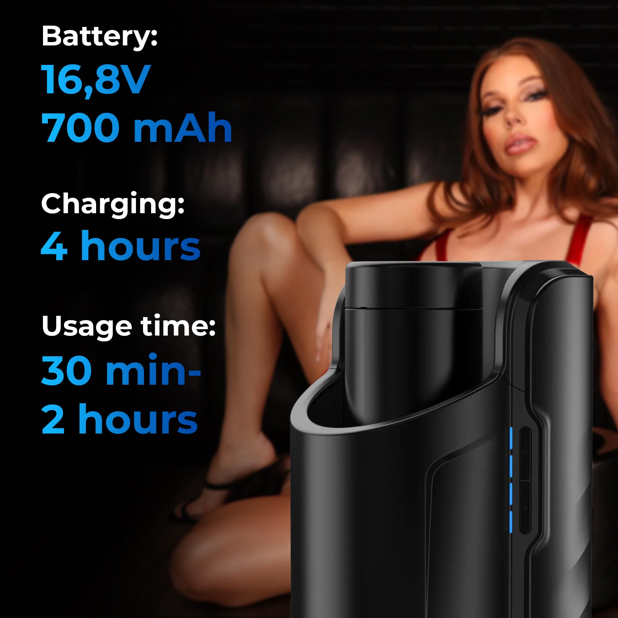 KIIROO Keon Masturbatore Automatico Maschile con Guaina Stroker – Controllo tramite App – Fino a 230 Movimenti al Minuto – Design a Mani Libere – Compatibile Wi-Fi