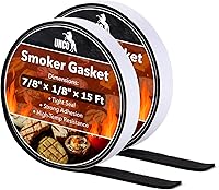Vista 13 de UNCO Junta para ahumador - 15 pies, 1/2"X1/8", parrilla de alta temperatura y junta para barbacoa