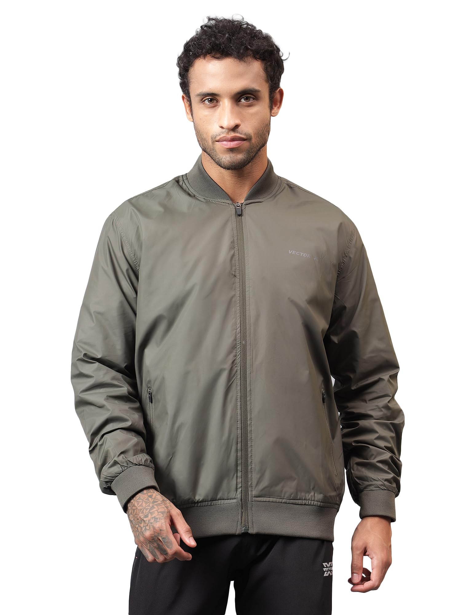 Vector X Men Polyester Winter Wear Full Sleeves Solid Sports Gym Regular Fit Track Jacket for Stylish for Running|Fitness Workout|Training-image-48
