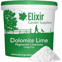 Elixir Gardens Dolomite Lime Fertiliser & Soil Improver Powder | 1kg Tub