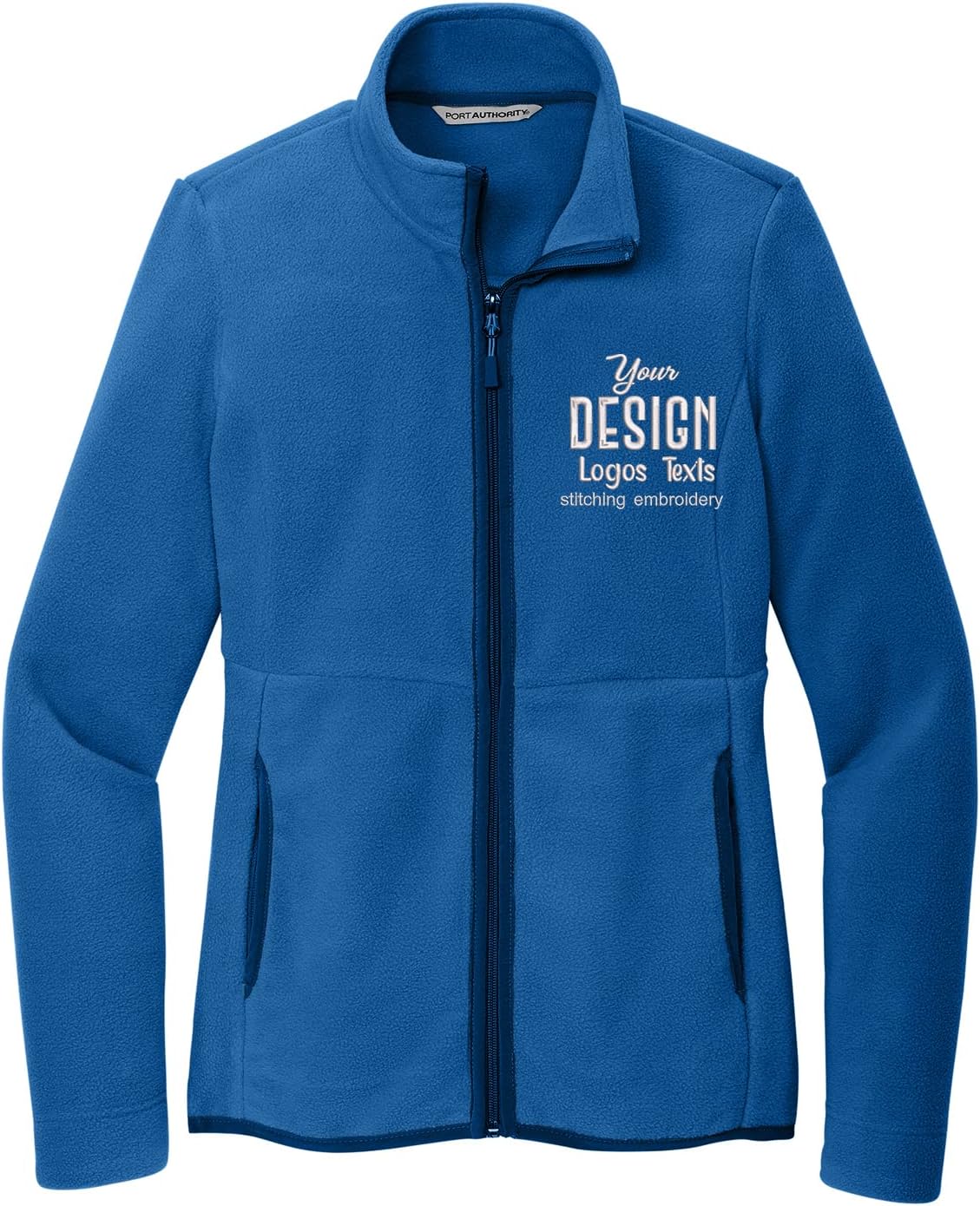 INK STITCH Women L110 Custom Embroidery Design Your Own Connection Fleece Jackets