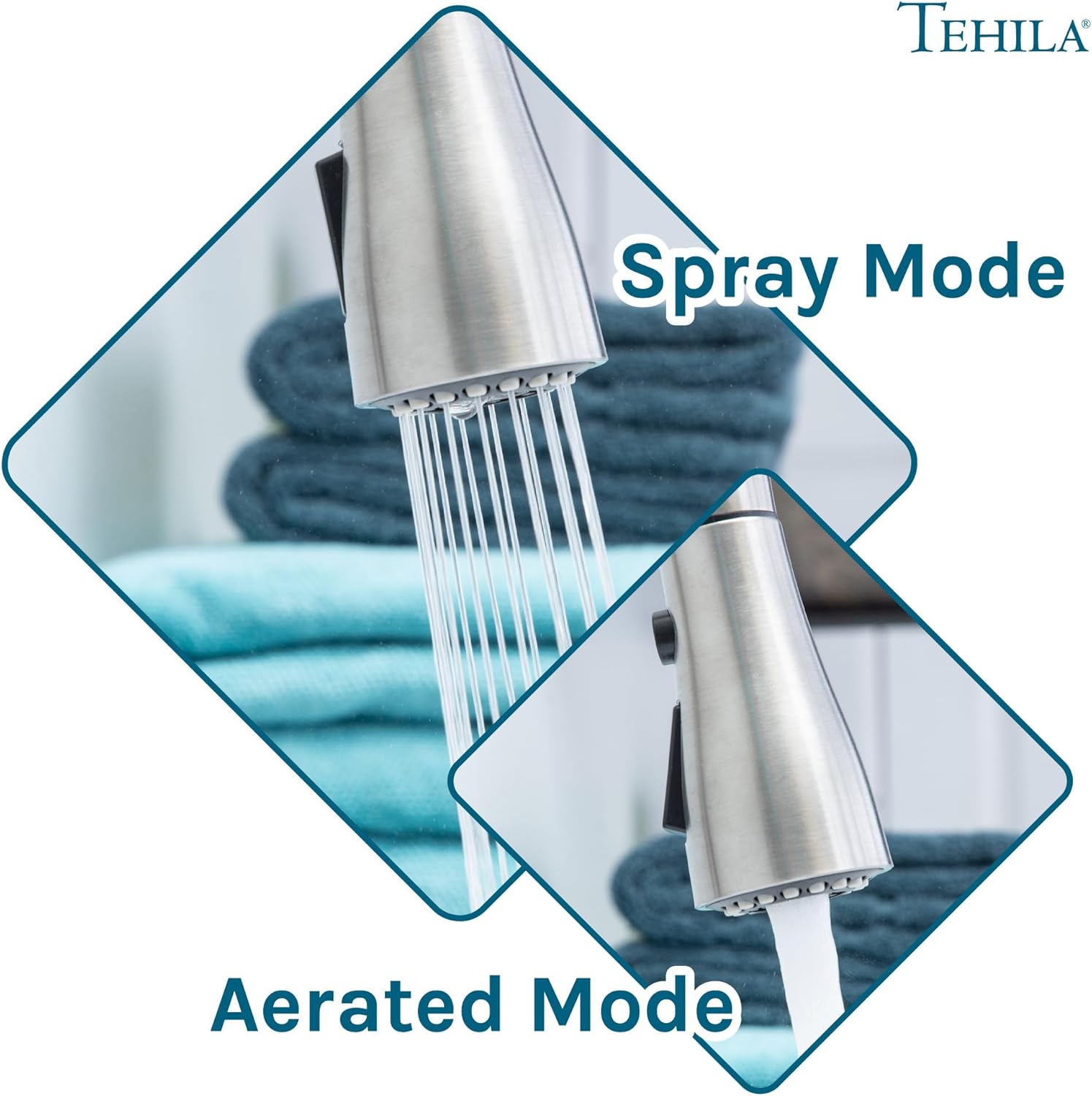 White Utility Sink in White Vanity, Stainless Steel Pull-Down Sprayer Faucet, Soap Dispenser and Spacious Cabinet by JS Jackson Supplies for Garage, Basement, Shop and Laundry Room