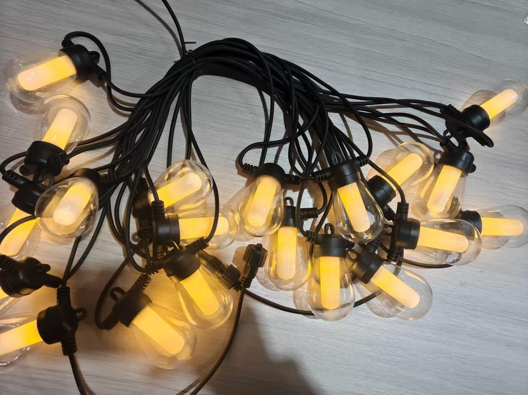 Catena Luminosa Esterno Solare 6.5M 10 LED 8 Modalità IP65 Impermeabile con Telecomando – Luci Solari da Esterno per Giardino Terrazza Balcone Gazebo Matrimonio Feste, Bianco caldo