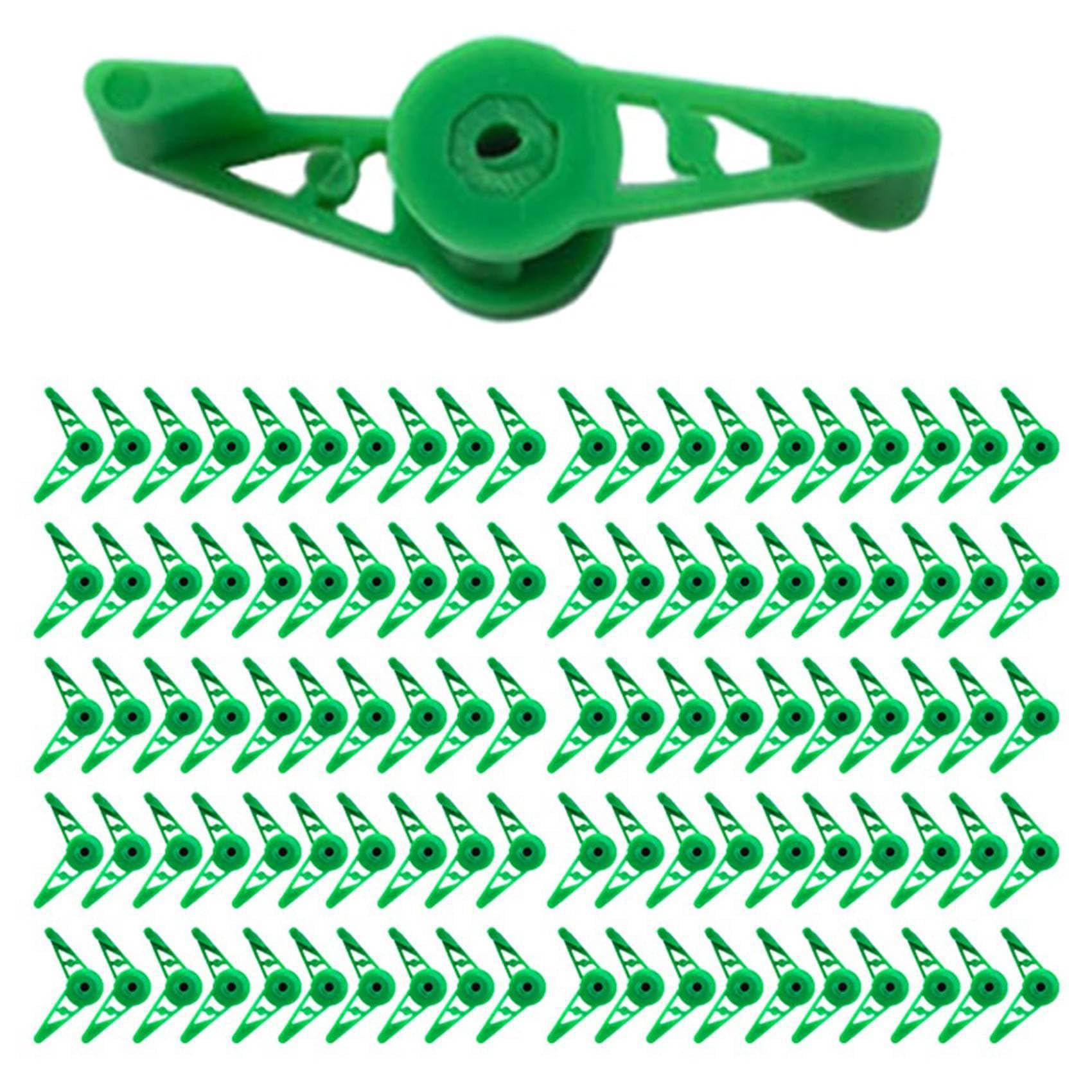 Jnchdghwa Green 200X 360 Degree Adjustable Plant Branch Benders Low Stress Training Clips, Plant Training Clips, Plant Bender Clips