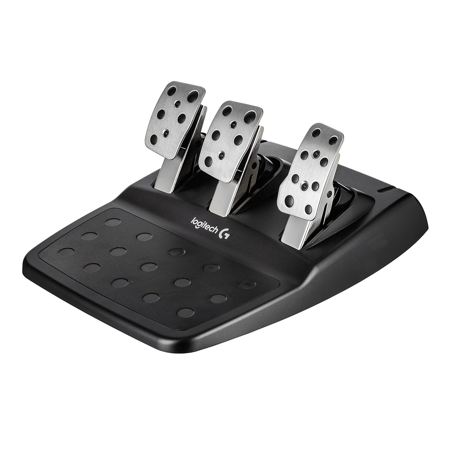 Logitech G G29 Driving Force Racing Wheel and Floor Pedals, Real Force Feedback, Stainless Steel Paddle Shifters (941-000110) Bundle Including: Surge Protector, Cable Ties, Electronic's Basket Cloth