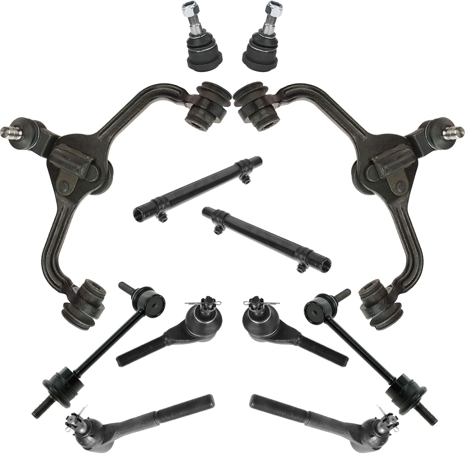 Front Control Arm & Suspension Kit for 98-02 Lincoln Town Car - 12pcs