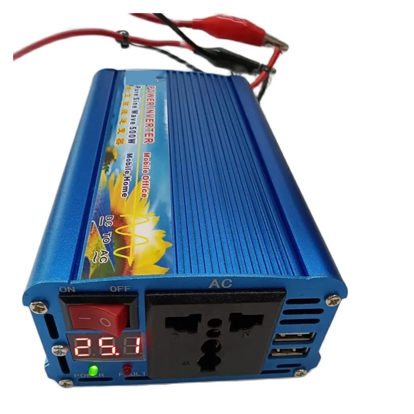 JJKKOZVQF 500W 12V to AC 220V 230V 240V 50HZ(60HZ,12V_100V_UNIVERSAL)
