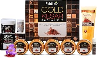 Women's Instant Glow Radiance Booster Foam Gold Kesar Facial Kit