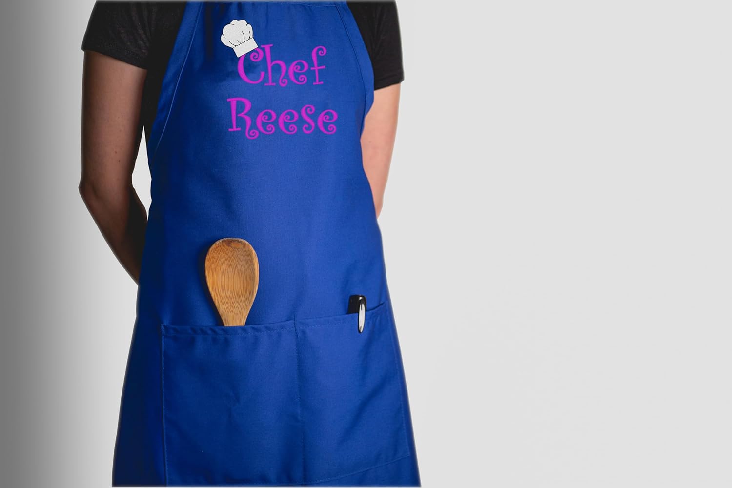 Made in the USA Personalized Embroidered Premium Adult Apron for Men Women Fathers Mothers Day Kitchen BBQ Grilling Gift - Image 6