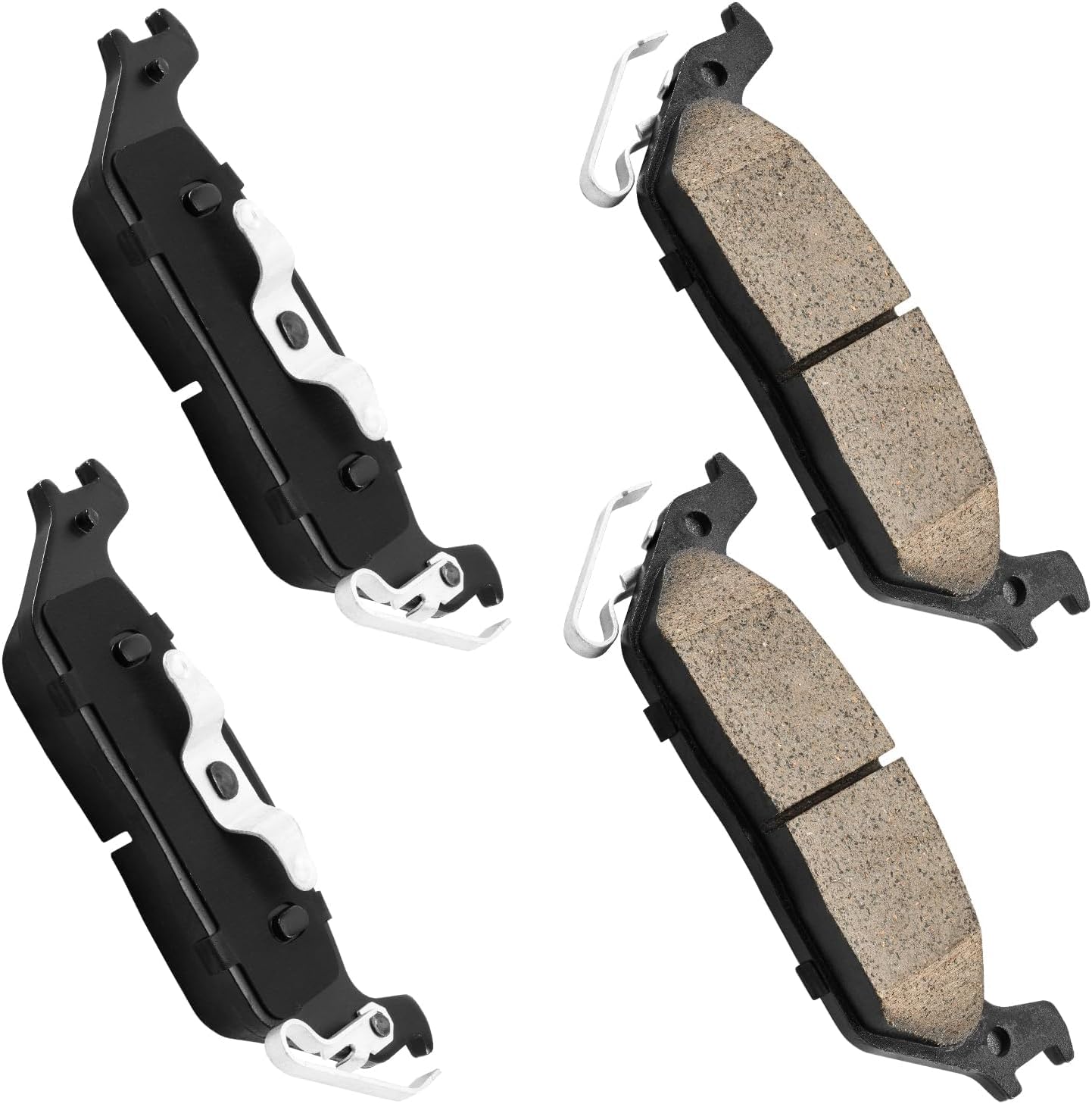 KAC Rear Brake Kit, Brake Rotors and Pads Kit Replacement for f150 2004-2011 Mark LT 2006-2008, Hardware Brake Kit OEM 54111 D1012