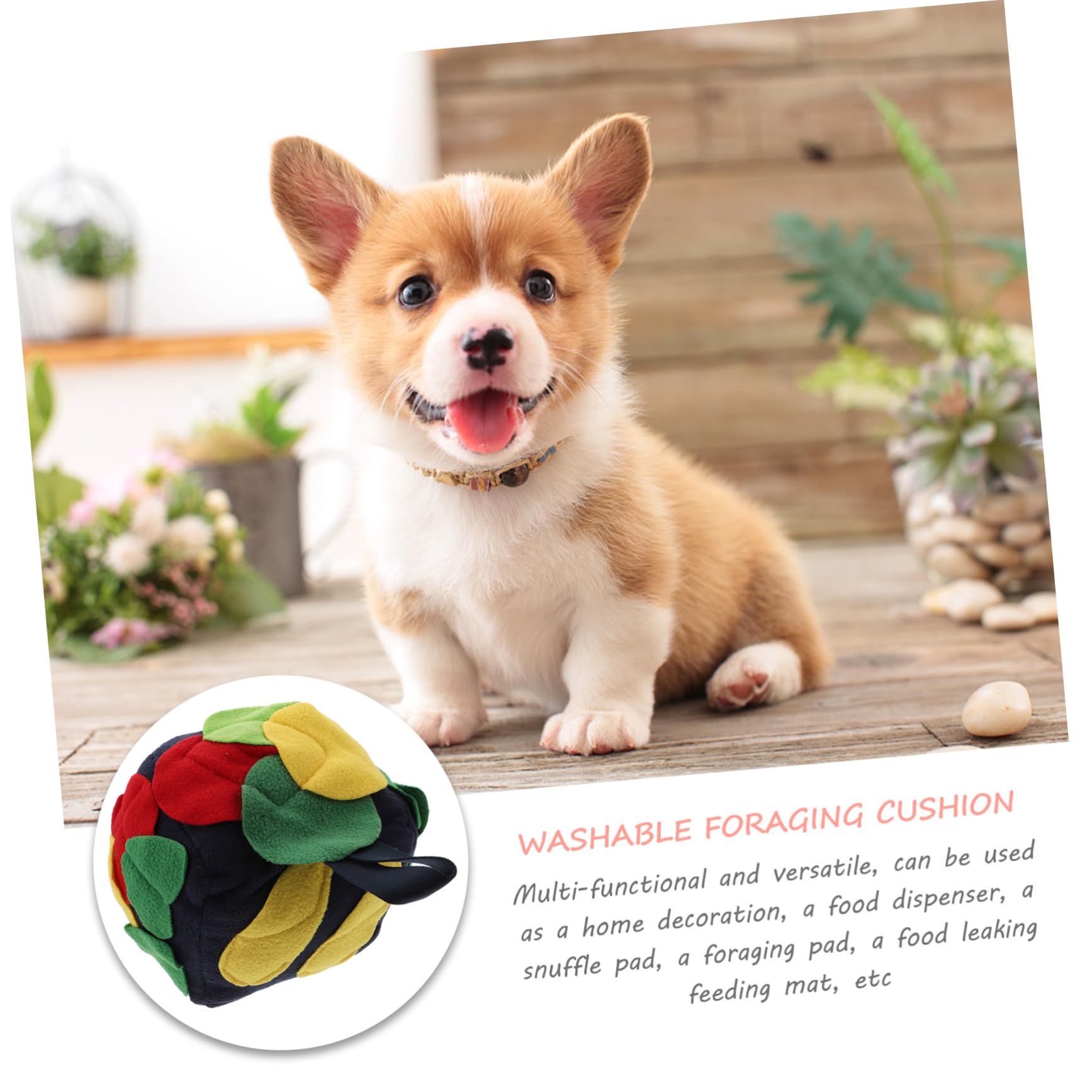 FRCOLOR 3 Stück Interaktives Hundespielzeug Snuffle Pet Supplies Futterspender Futtersuchspielzeug Hundetraining Und Lustige Futtermatte