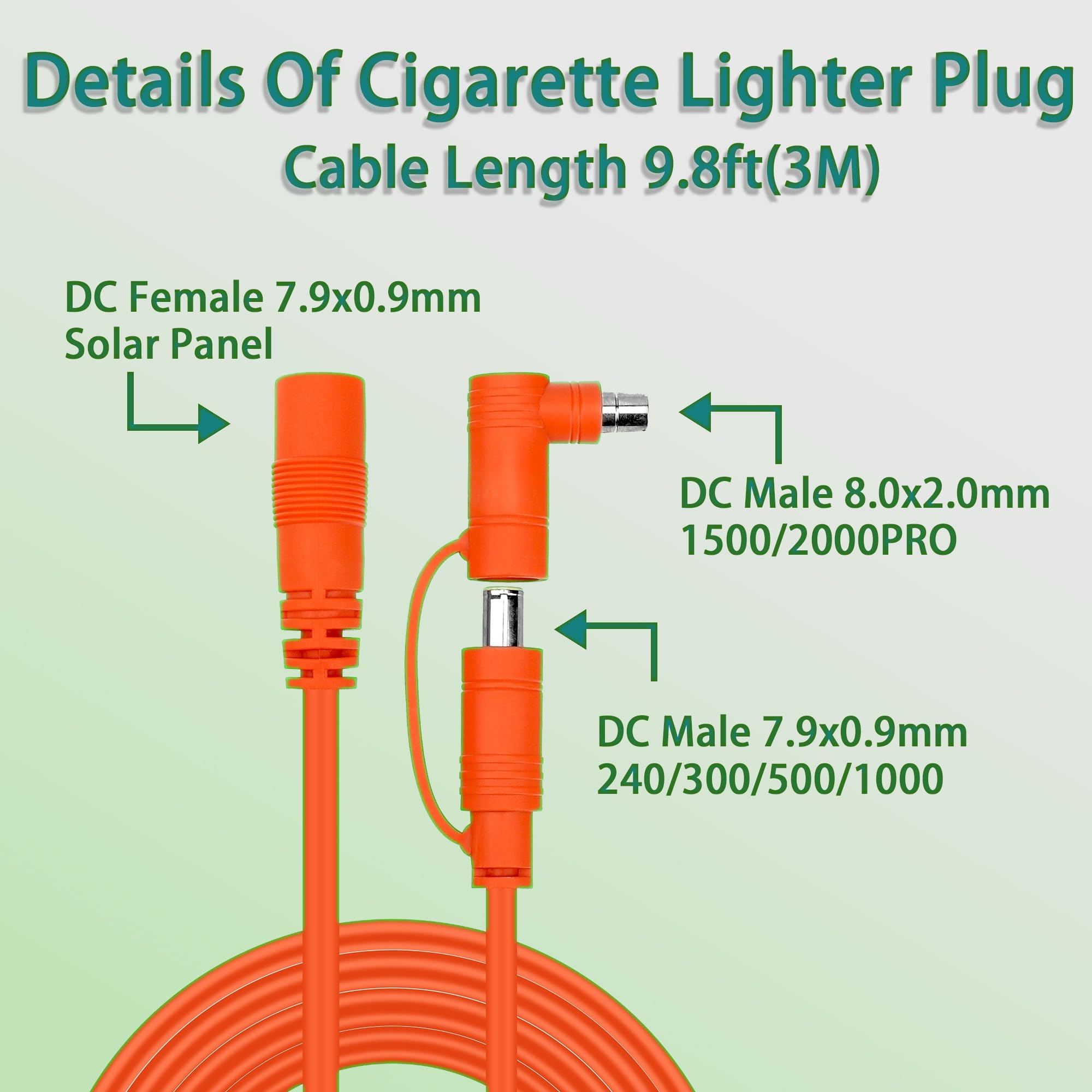 Amazon.com: Extension Cord Compatible with Jackery 5000 Plus 
