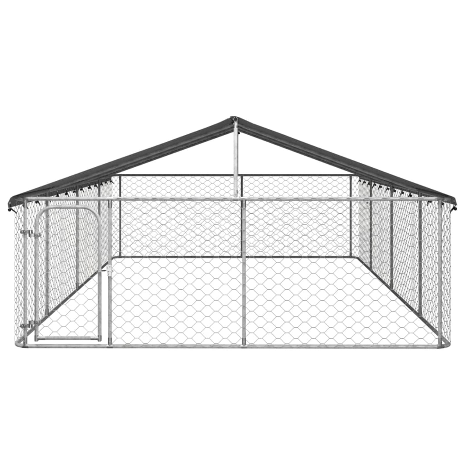 GuyAna Perrera de Exterior con tejado Jaula para Perros Grandes Jaula Perros 600x300x150 cm