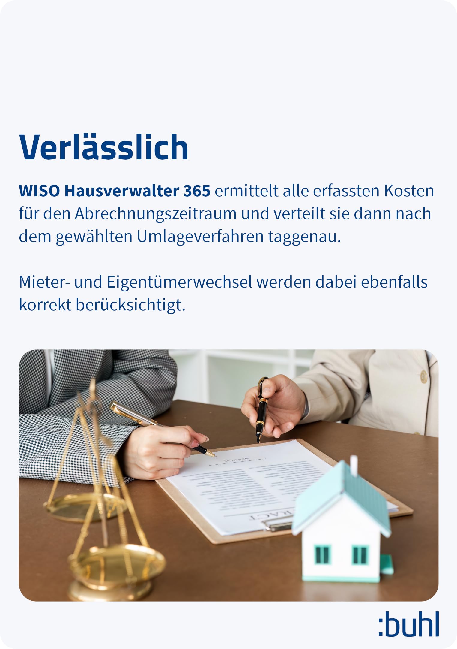 WISO Hausverwalter 365 Start| Aktuelle Version | Mieter & WEG korrekt abrechnen | inkl. Heizkosten | Viele Assistenten zur Verwaltung und Auswertung | Start: Bis zu 10 Wohneinheiten | Windows Download