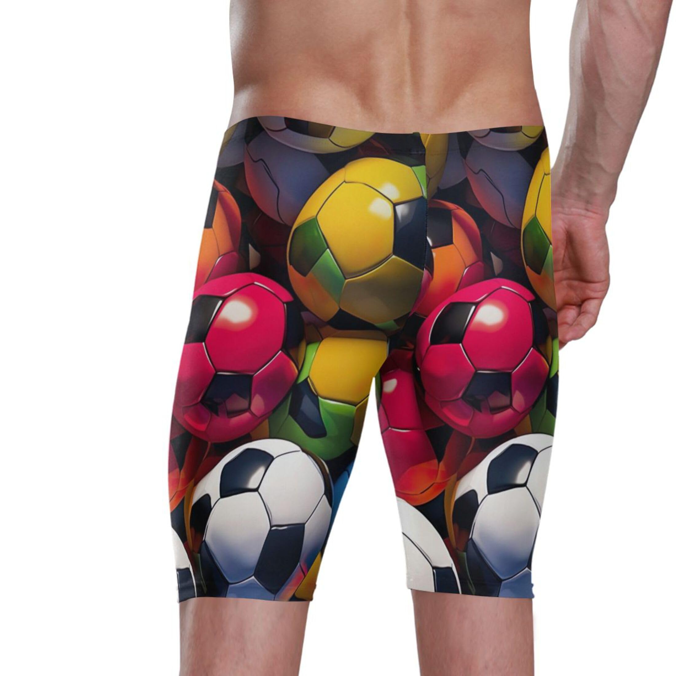 Football Soccer Men's Swim Jammers Racing & Training Swimsuit Fast, Flexible,Comfortable XXXL B0400172