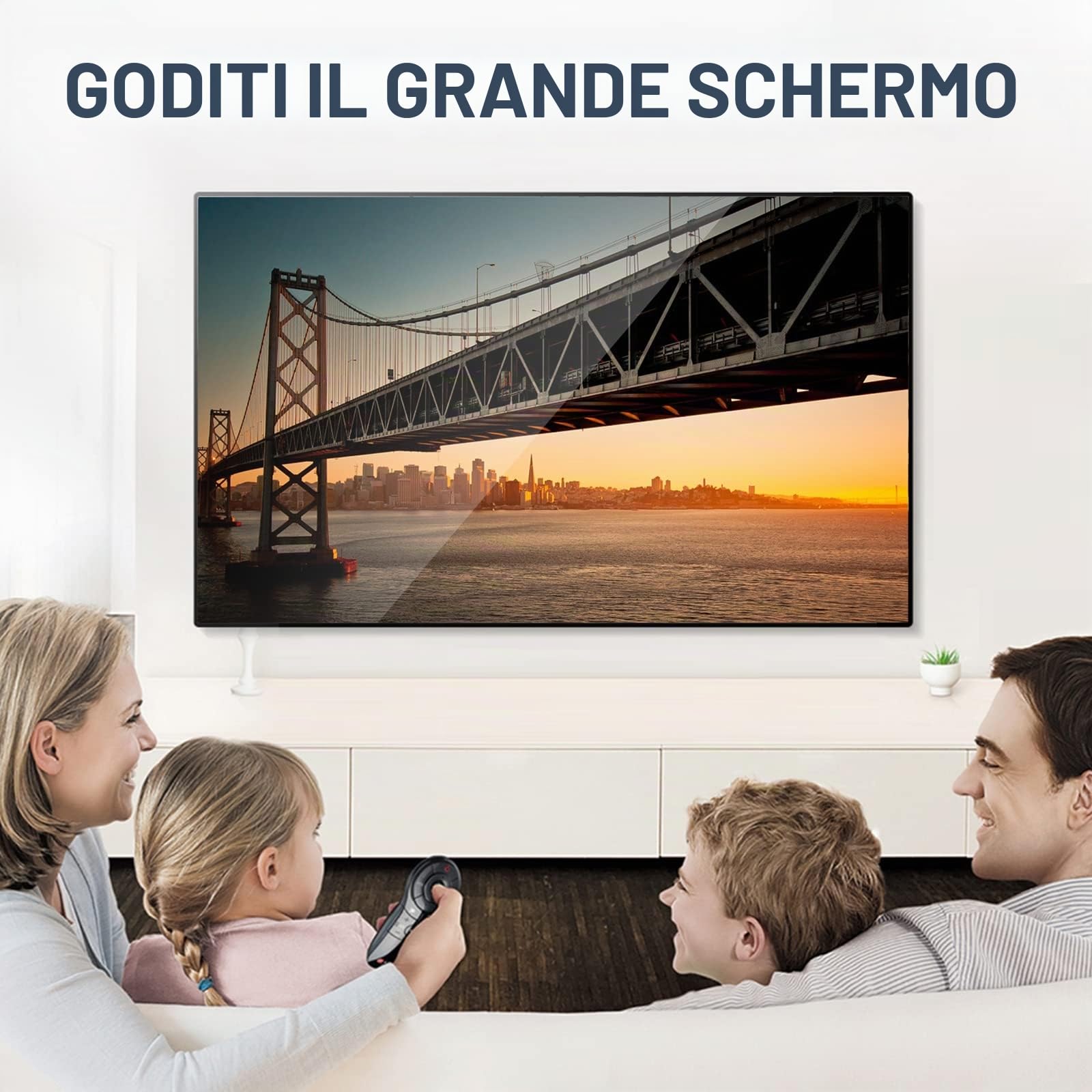 SHULIANCABLE Adattatore HDMI Femmina a VGA Maschio 1080P, Trasmissione unidirezionale da HDMI a VGA Nessun supporto audio (15CM)