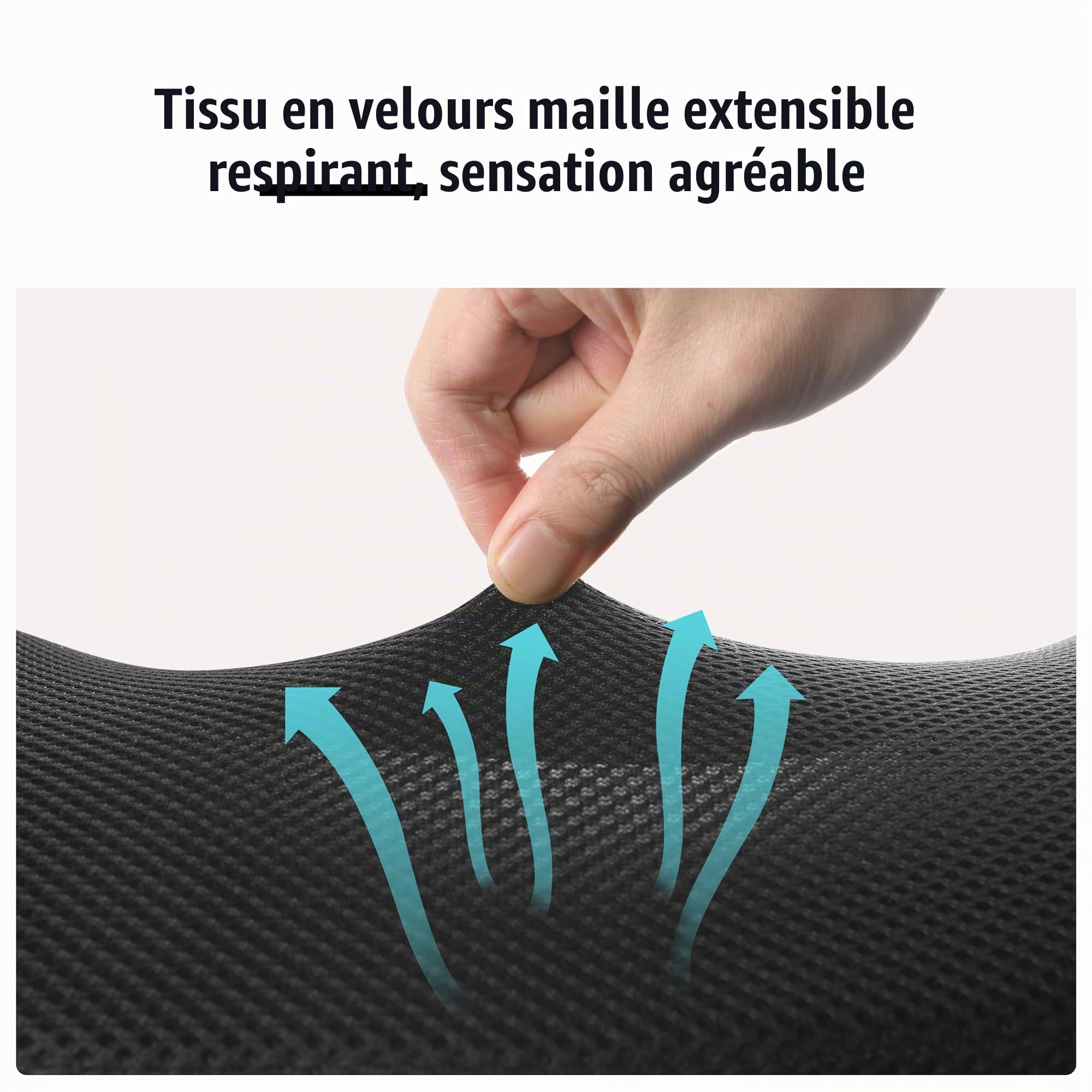 coussin siege voiture et soutien lombaire,confort conduite,soulage douleur dos,coussin coin pour camion, soutien taille ajuste, mousse memoire,tissu doux,aere sans etouffement, ameliore posture