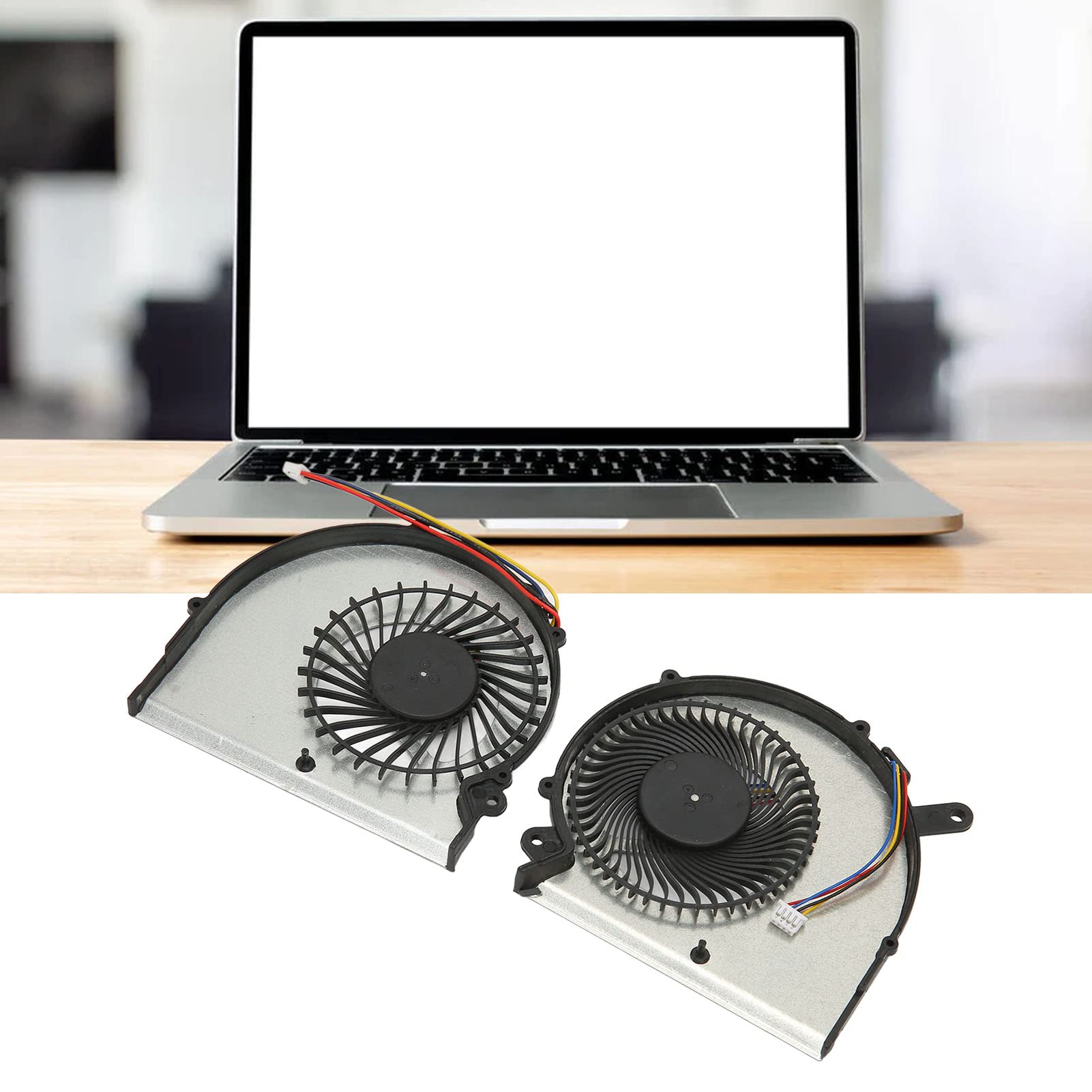 Ventilador de Refrigeración de CPU GPU Cooler Reemplazo de 4 Pines para para Aero 15 15X para Aero 14 RP64W RP65W Laptop (Ventilador de CPU y GPU)