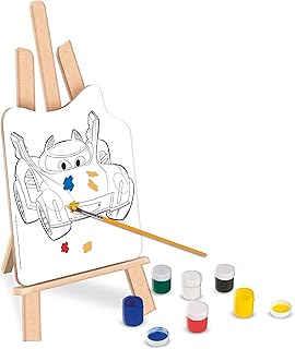 Nig Brinquedos Kit de Pintura Infantil com Cavalete Batwheels