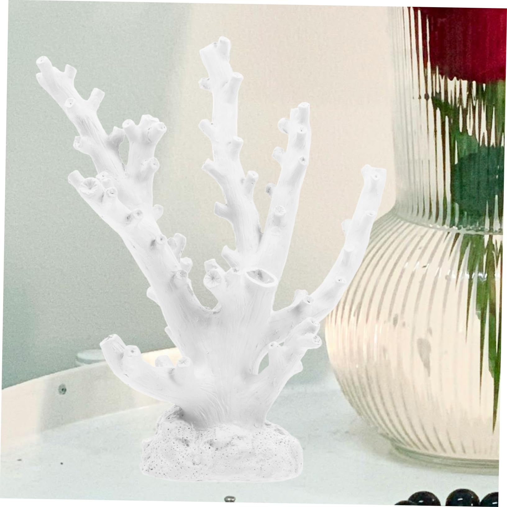 ABOOFAN Corallo in Resina per Paesaggio Decorazione Subacquea per Acquario Ornamento di Corallo Artificiale per Acquari D'acqua Dolci Piante Artificiali per Acquari Accessori per Tartarugh