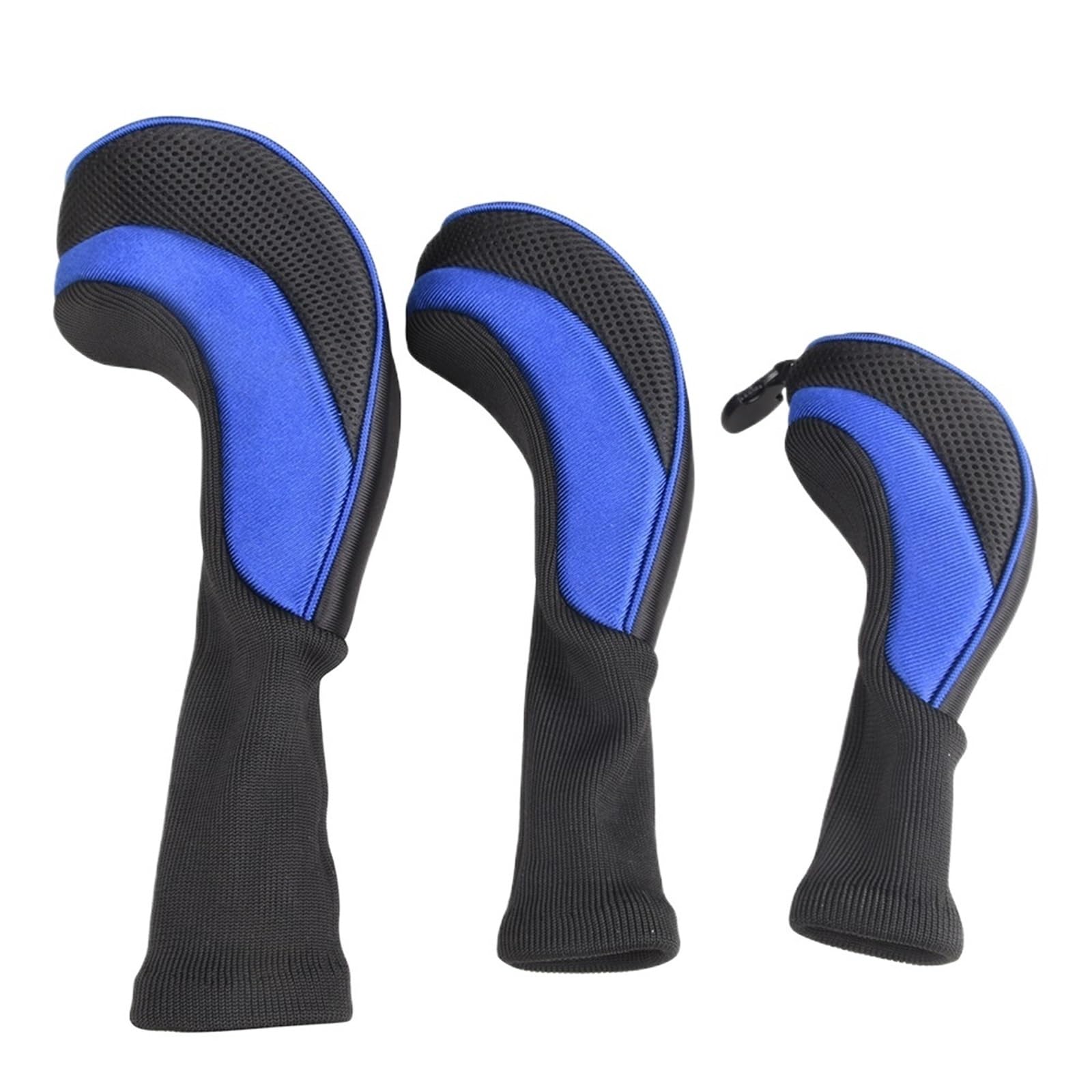 Fundas para Cabeza De Club De Golf 3 unids/Set de Fundas Cabeza for Club Golf Cuello Largo Cubiertas for Cabezas Palos Madera numeradas Protectores duraderos for y Accesorios