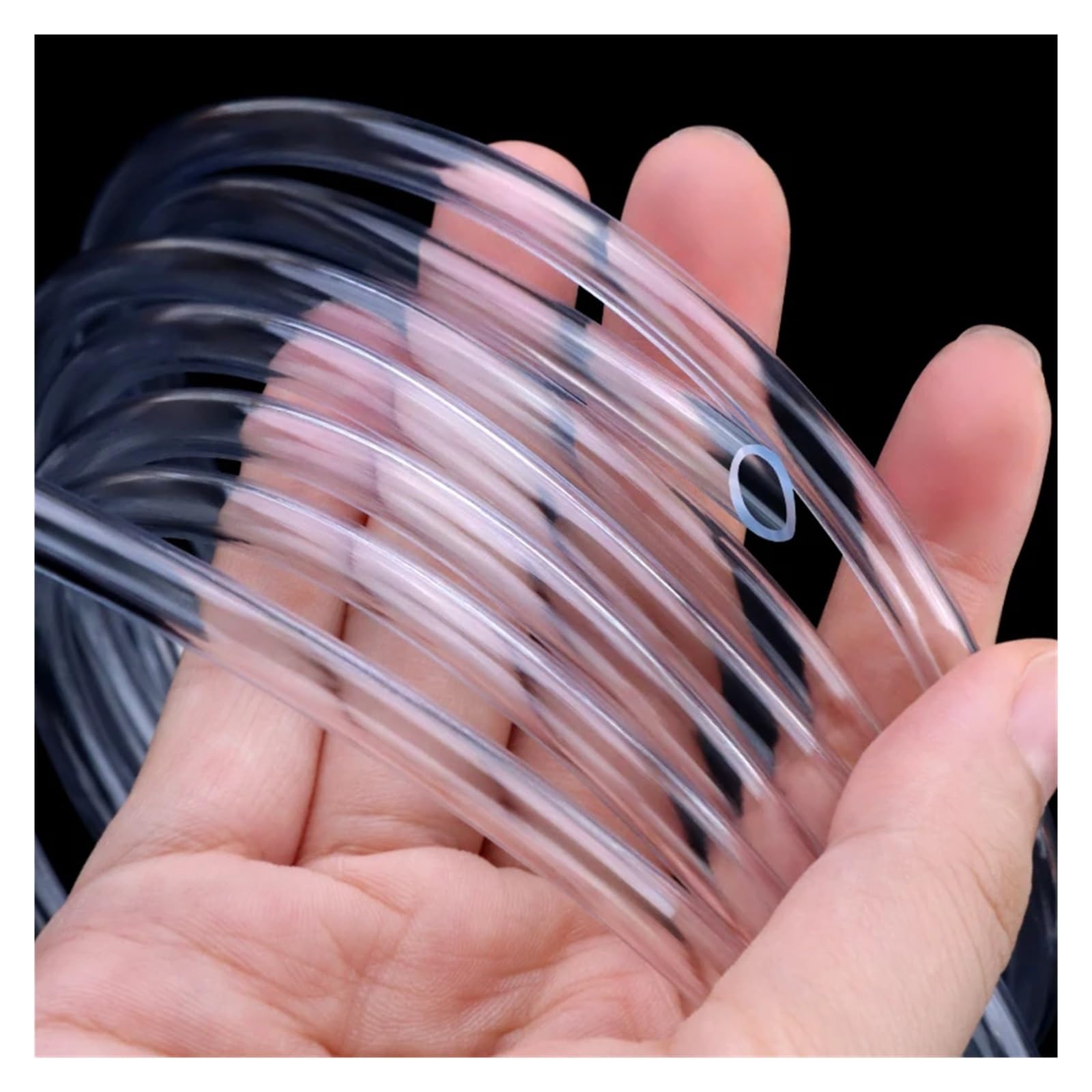 1~10 Meter PVC-Schläuche Transparent 2 3 4 5 6 8 10 12 14 16 18 20 25 mm Innendurchmesser Kunststoffschlauch Gartenrohr Wasserrohr(3 Meters,ID 18mm x OD 20mm)