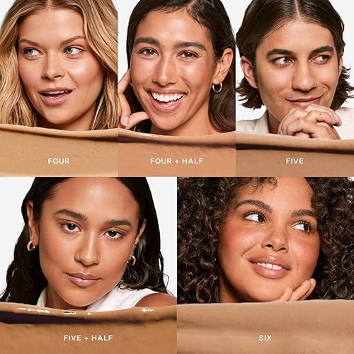 Vista 12 de Saie Slip Tint - Hidratante teñido con SPF 35, cobertura ligera, tinte brillante para la piel y protector solar mineral para rostro con ácido