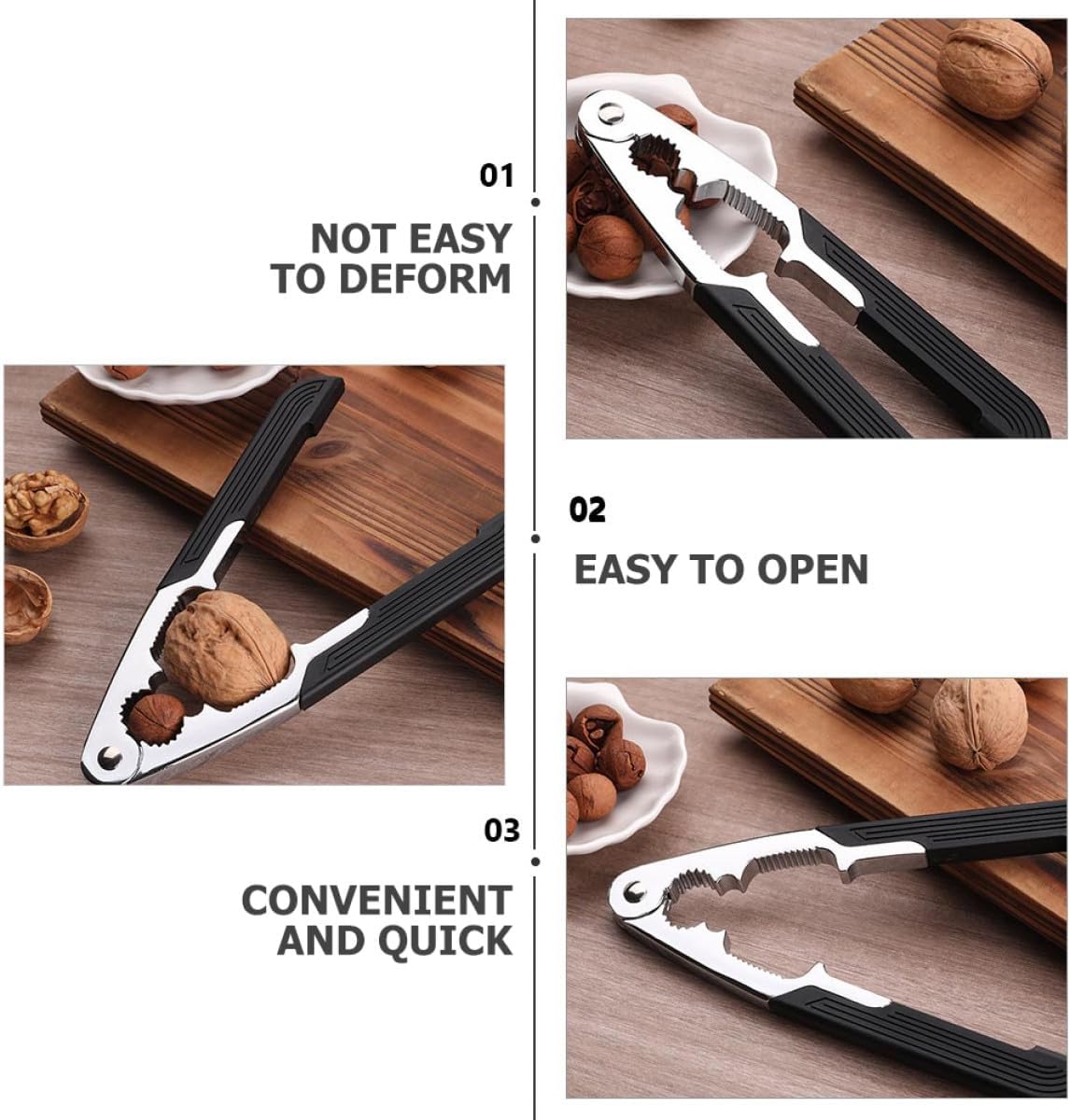 Nut Sheller Manual Opener Tool for Walnuts and Pine Nuts image 3