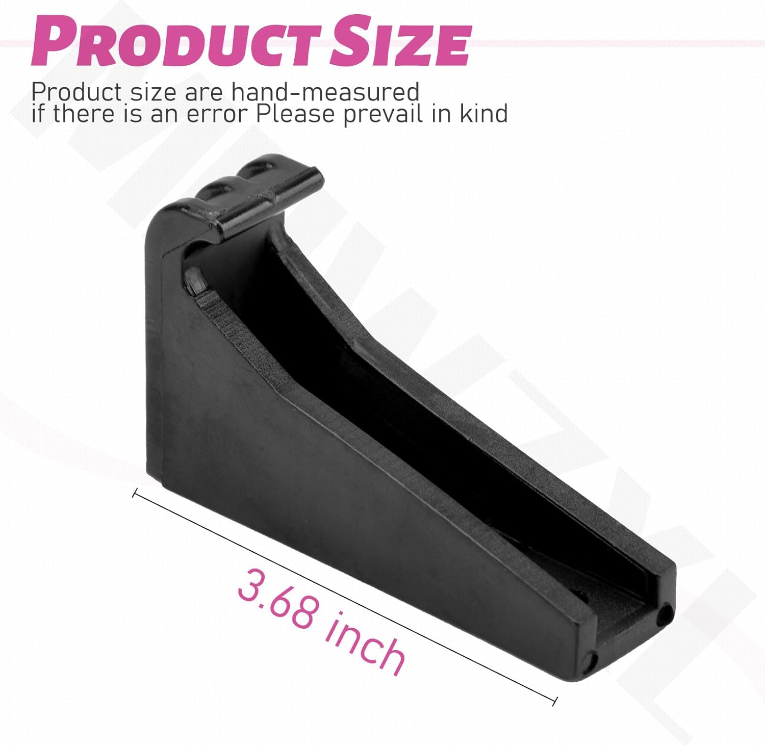 2 Pack 1-653404 Catch Accessory Compatible with Exmark Toro La-zer Z HP XS Radius Triple Twin Ultra Vac Bagger, Black
